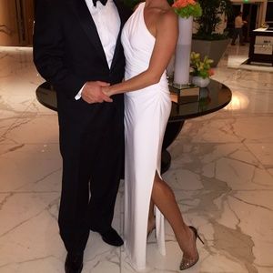 Ralph Lauren Asymmetrical Gown with Slit 4